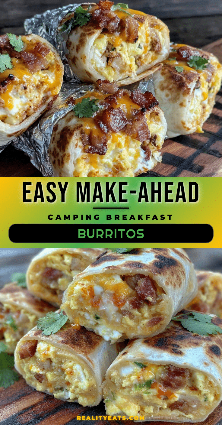 easy make-ahead camping breakfast burritos recipe
