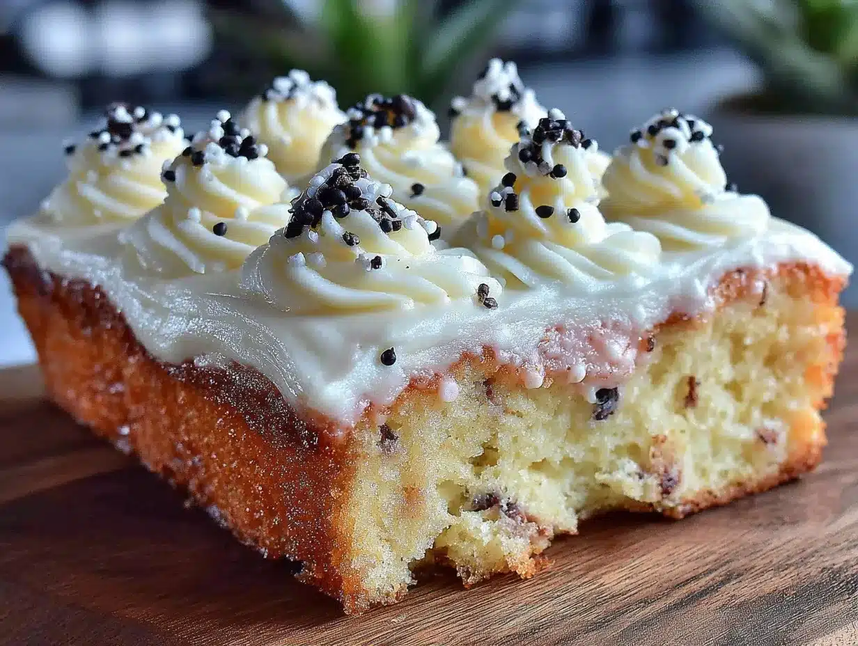 easy moist sheet cake preparation steps