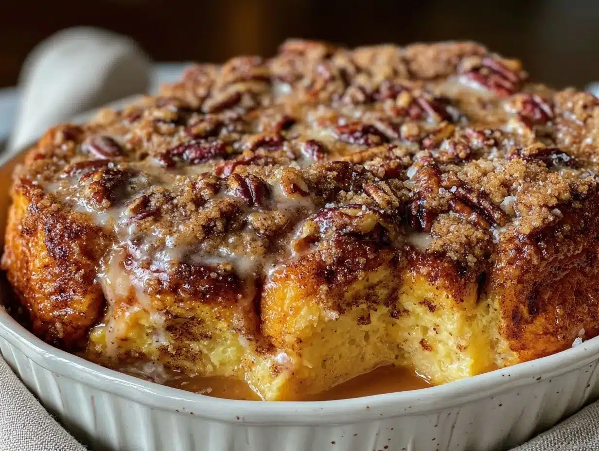 easy overnight french toast casserole preparation steps