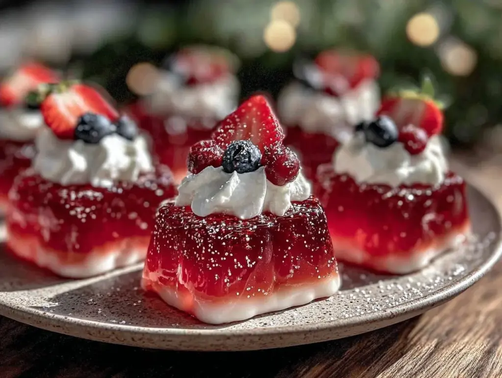 festive stars and stripes jello cups - featured image