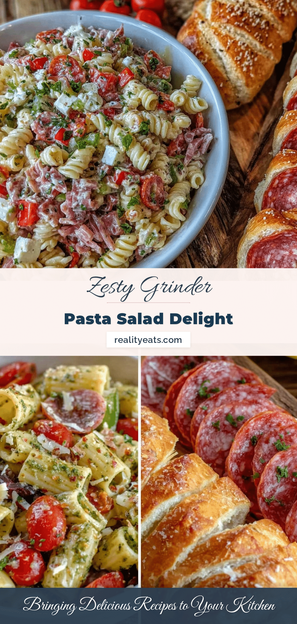 Flavorful Grinder Pasta Salad recipe