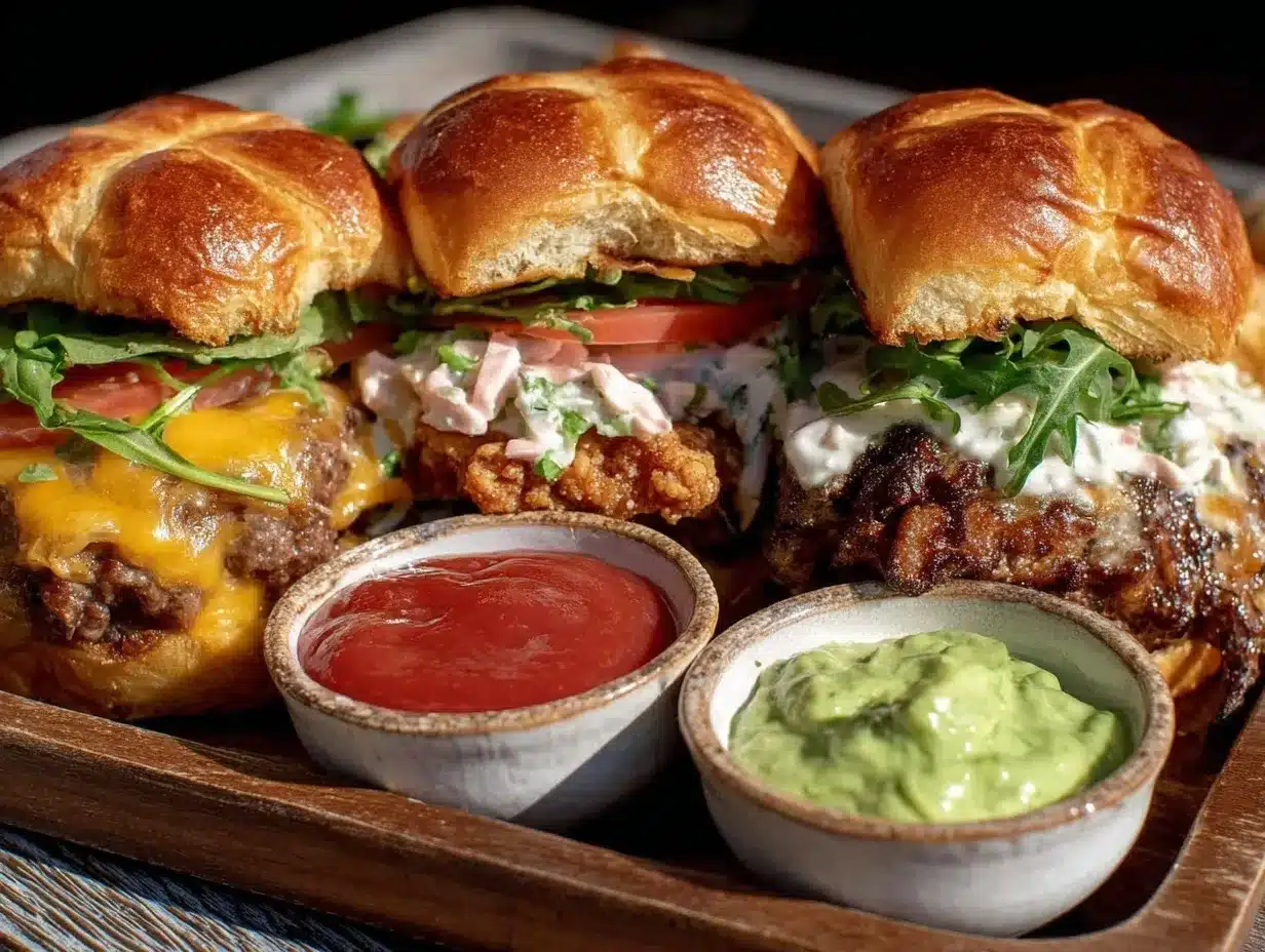 flavorful mini slider bar preparation steps