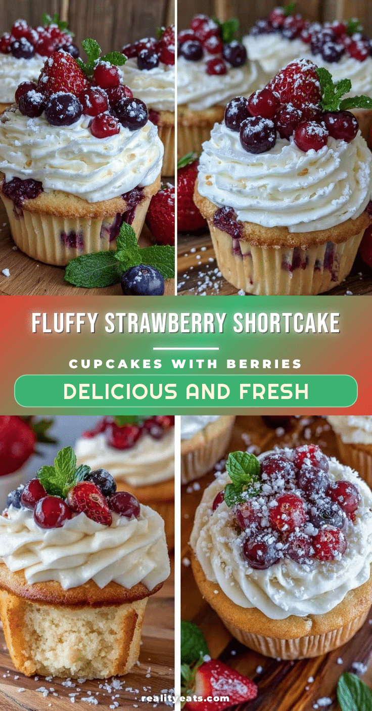 fluffy strawberry shortcake cupcakes recipe