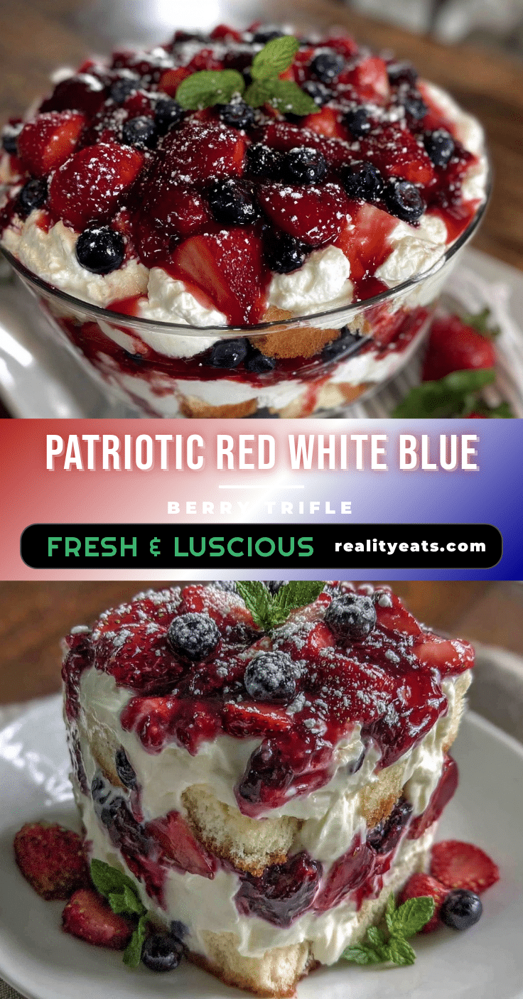 fresh red white and blue trifle recipe
