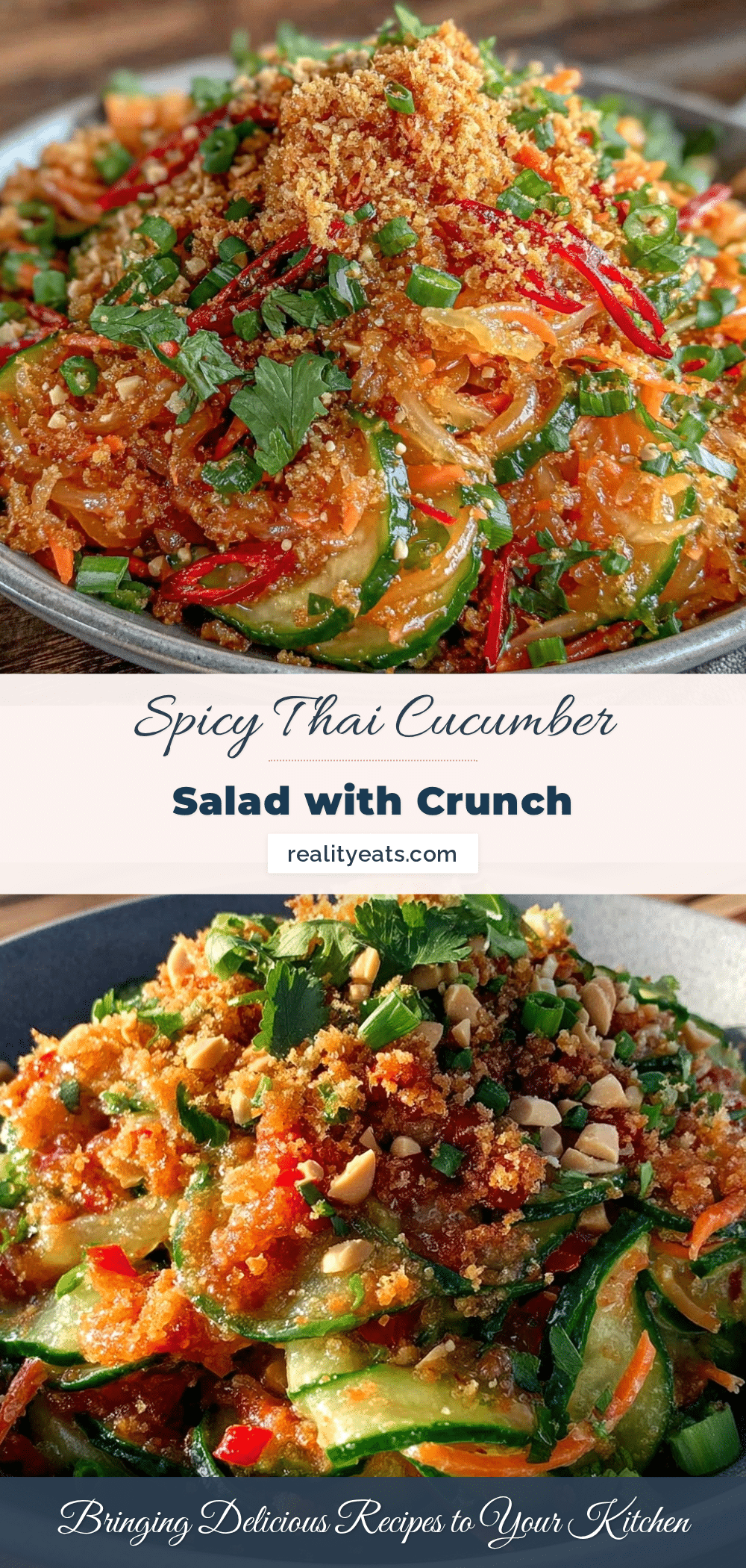 fresh spicy thai cucumber salad recipe