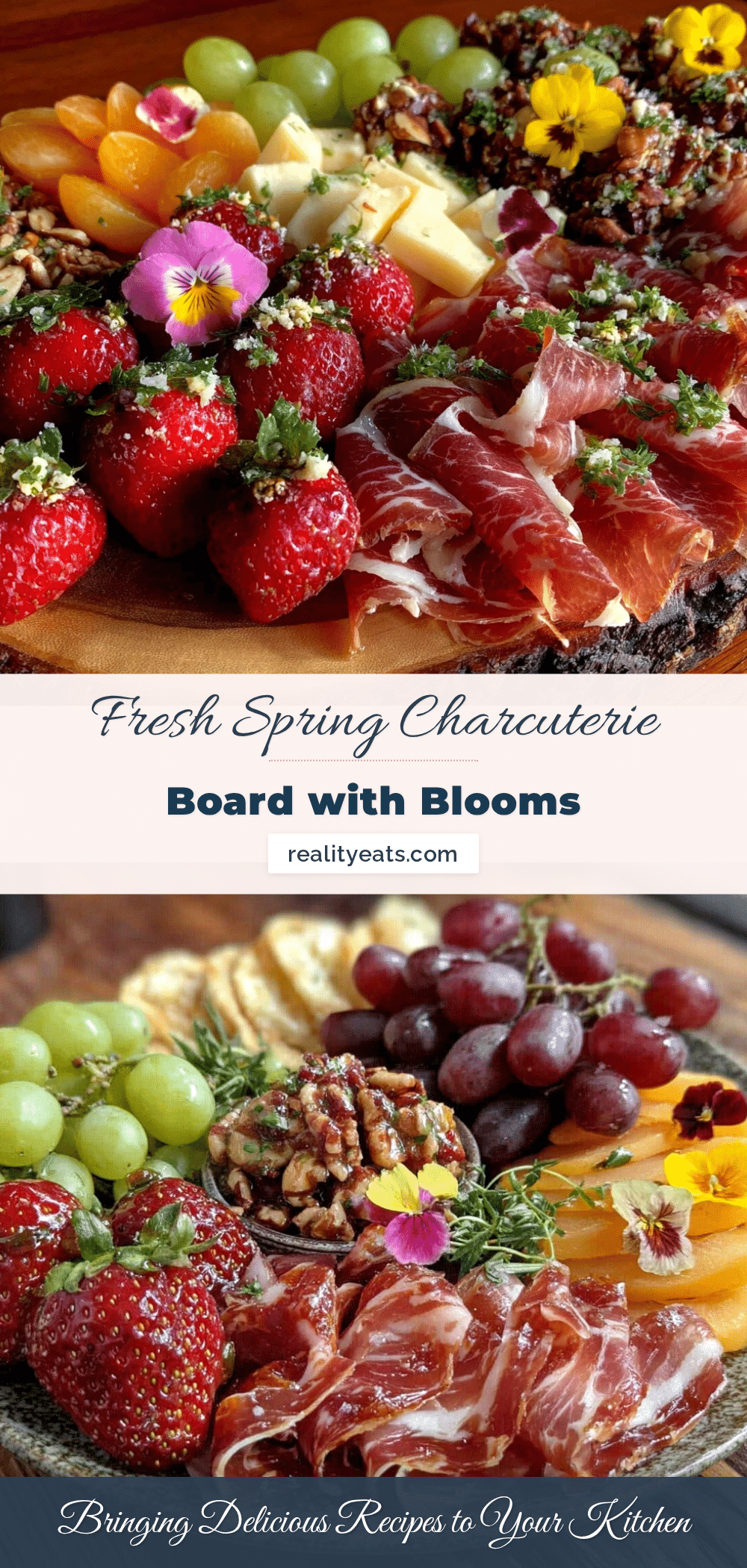 fresh spring charcuterie board recipe