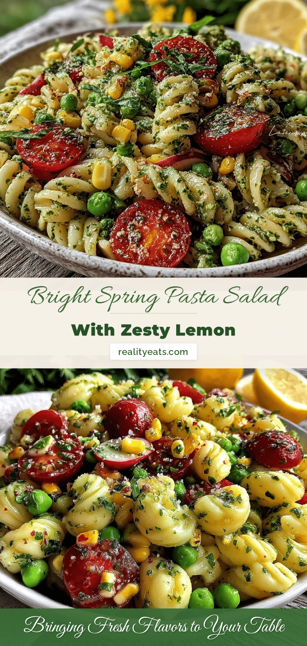 fresh spring pasta salad recipe