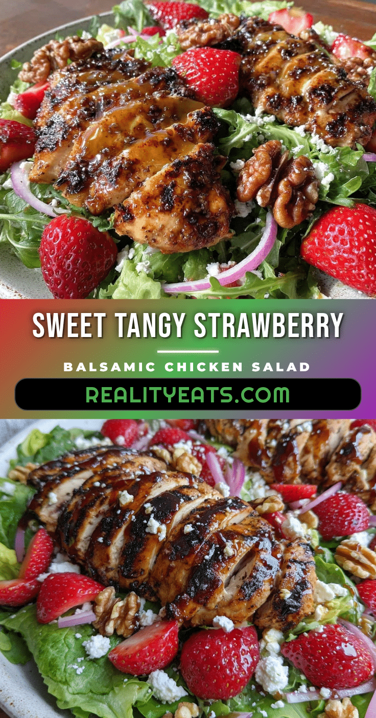 fresh strawberry balsamic grilled chicken salad recipe