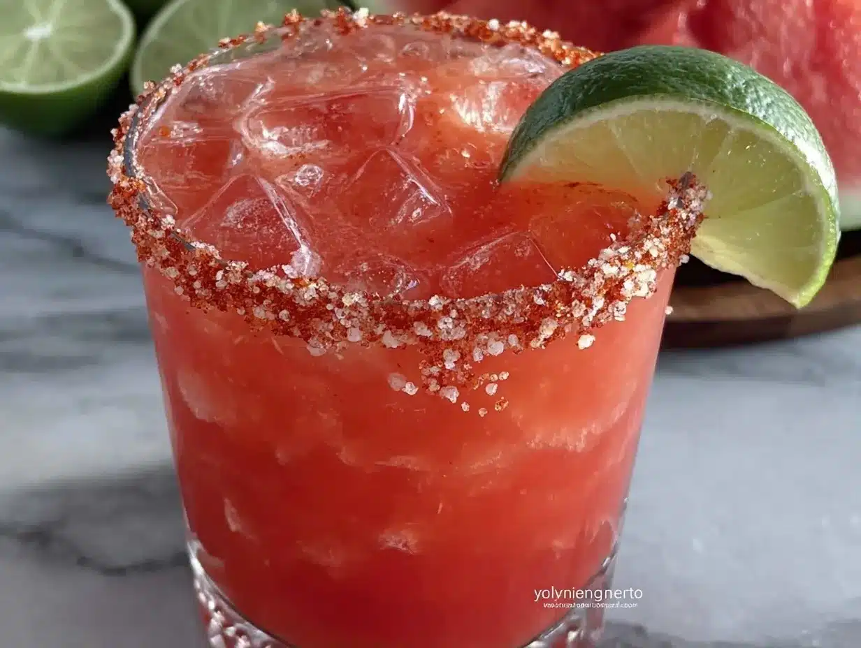 fresh watermelon agua fresca preparation steps