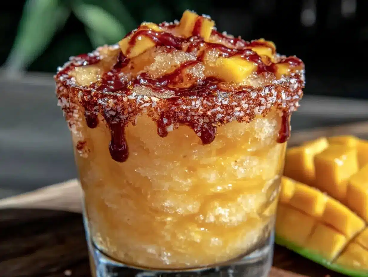 frozen mango margarita preparation steps