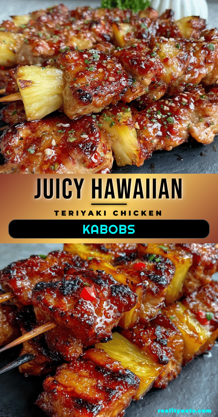hawaiian teriyaki chicken kabobs recipe