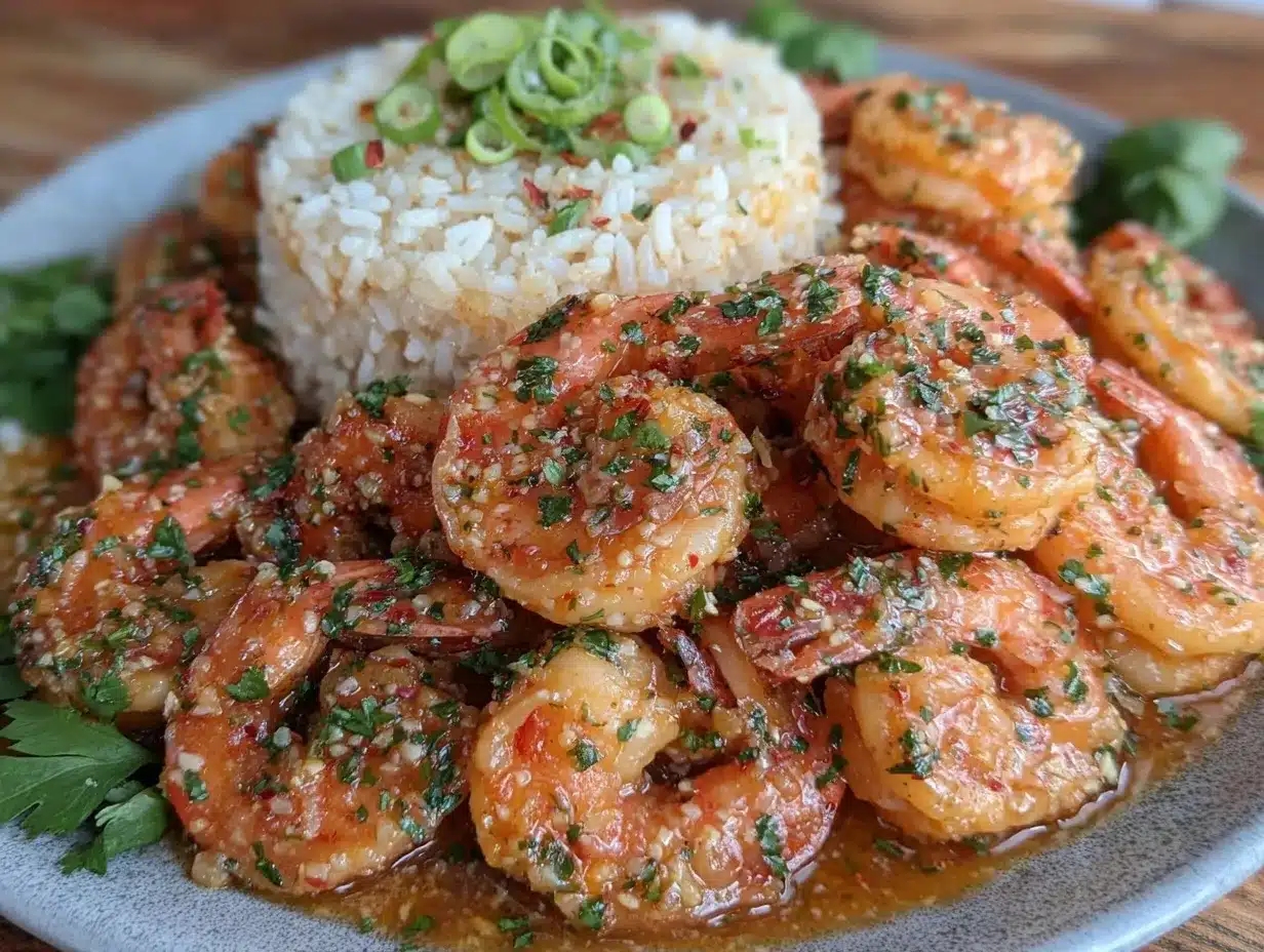 honey garlic shrimp preparation steps