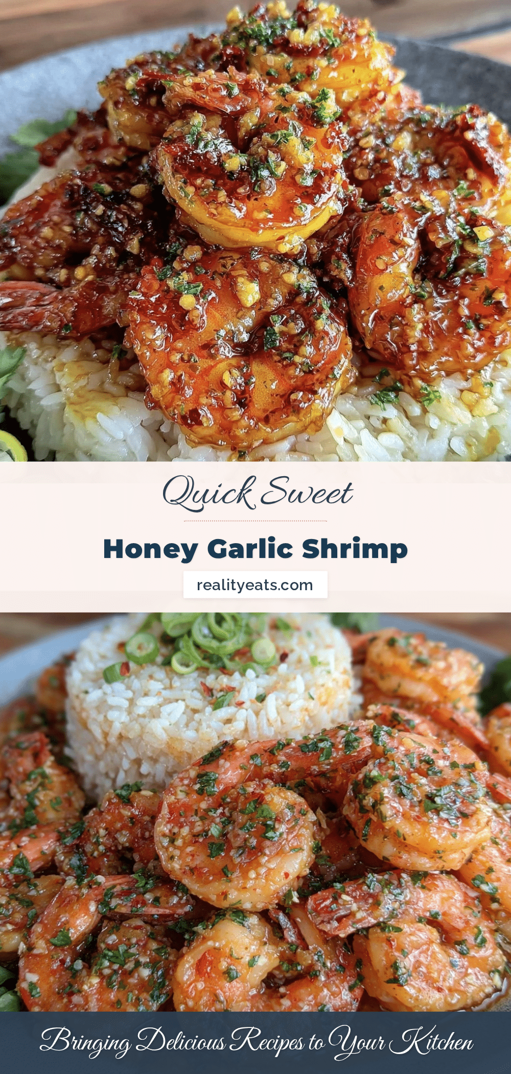 honey garlic shrimp recipe