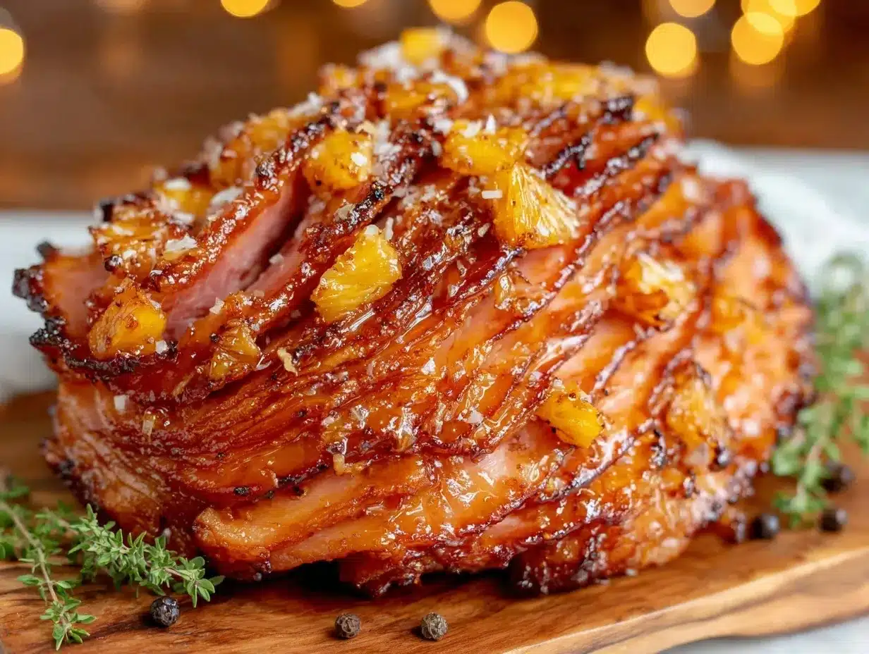 honey glazed spiral ham preparation steps