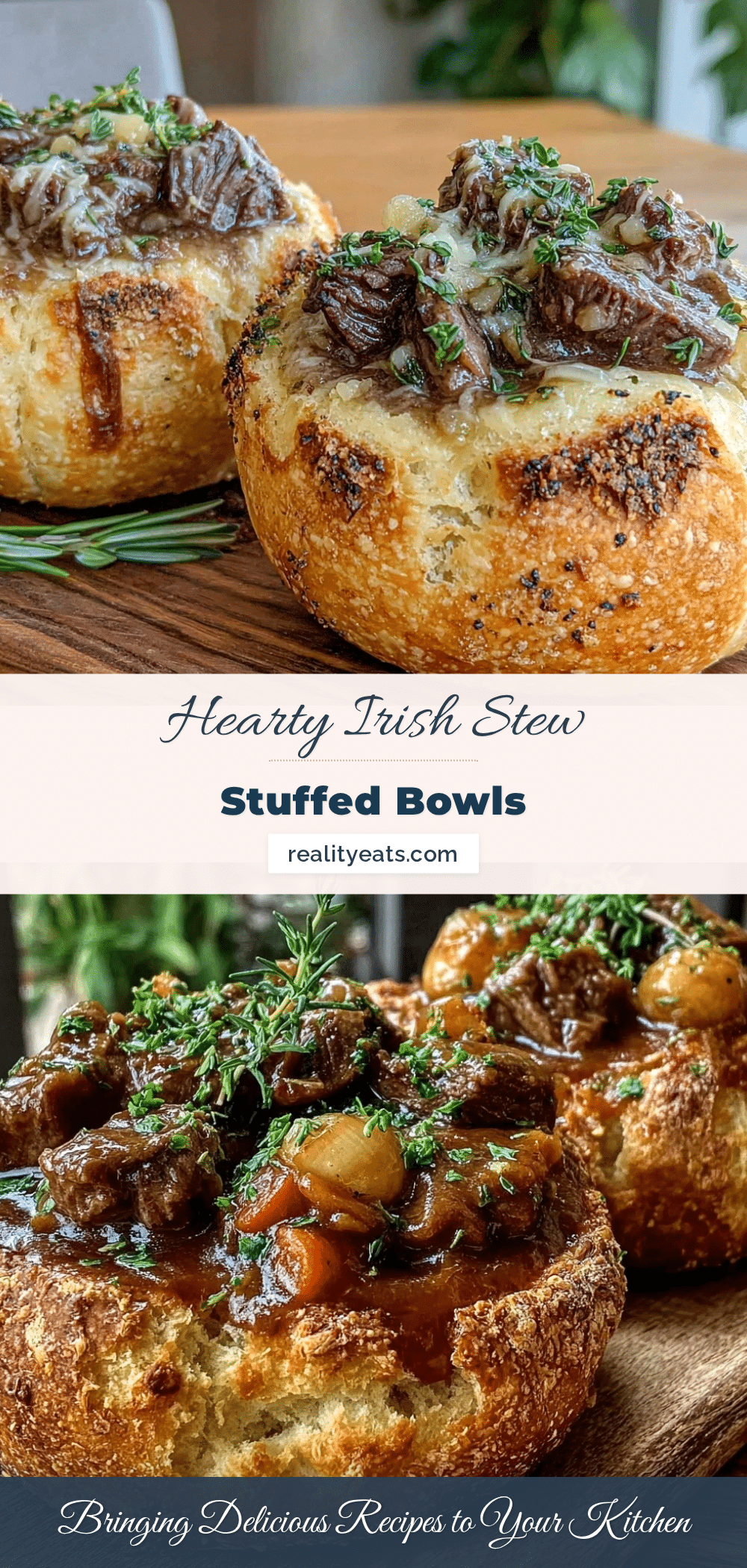 irish stew stuffed bread bowls recipe