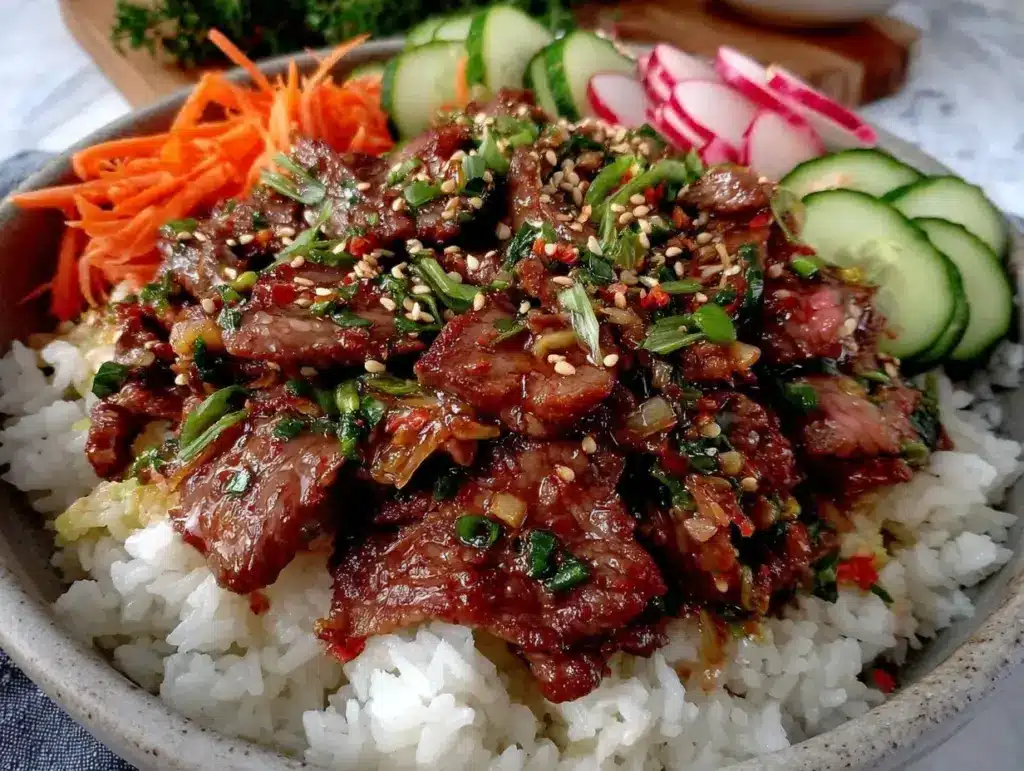 korean beef bulgogi bowl - featured image