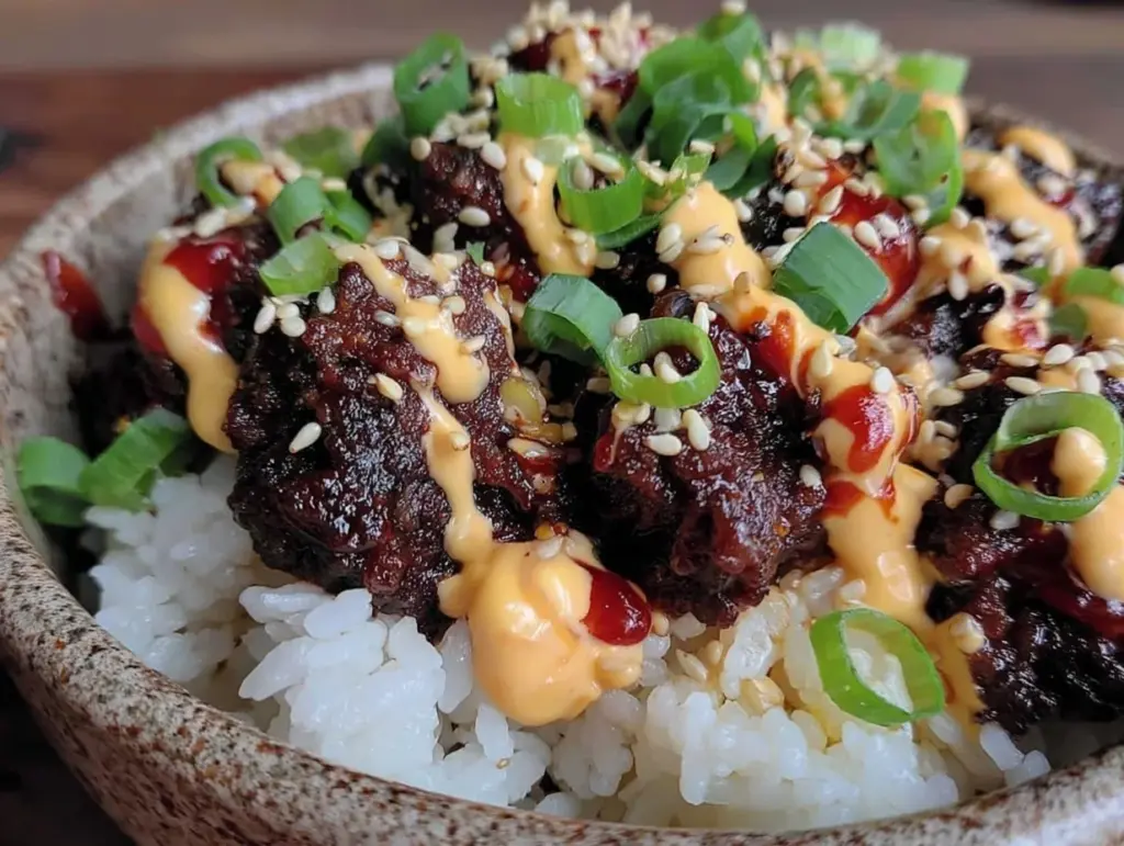 Korean ground beef bowl - featured image