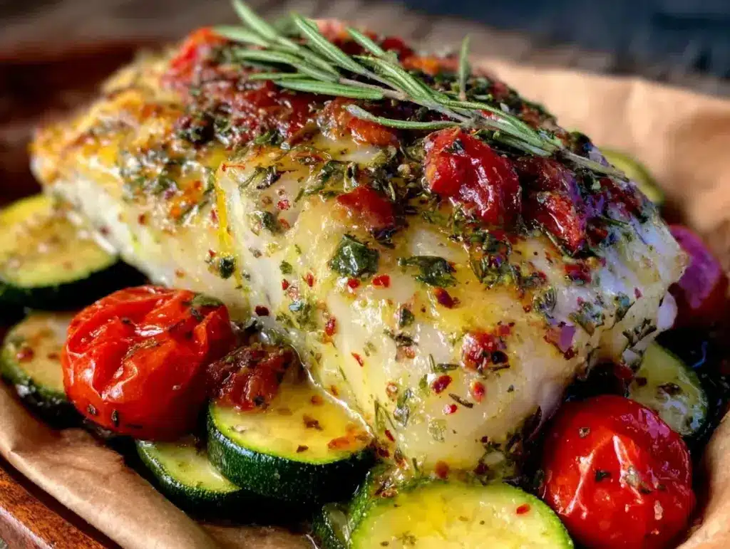 lemon butter tilapia packets - featured image