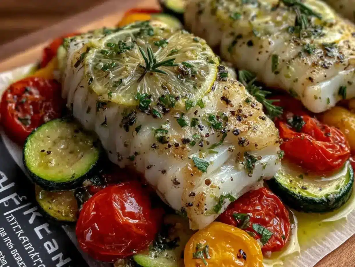 lemon butter tilapia packets preparation steps