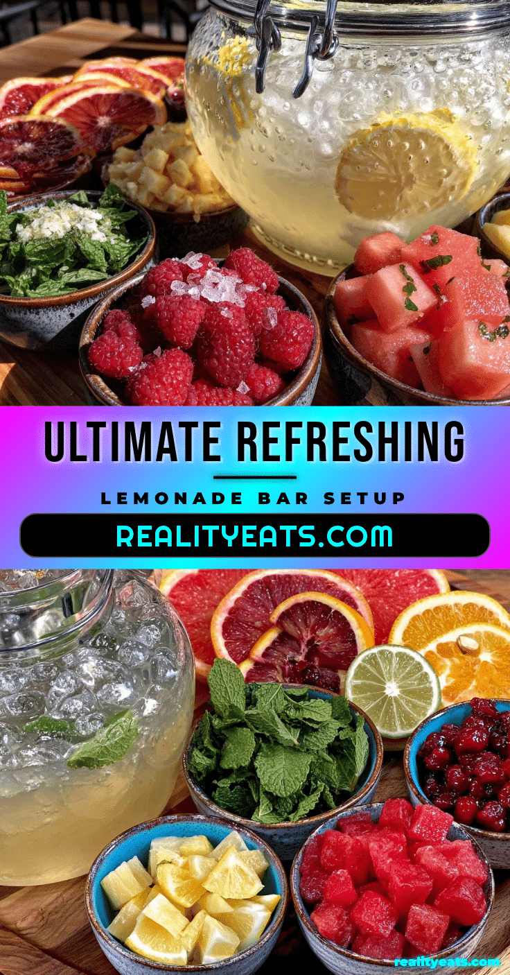 lemonade bar setup recipe