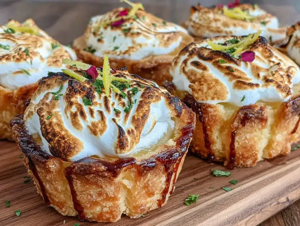 mini lemon meringue pie bites - featured image