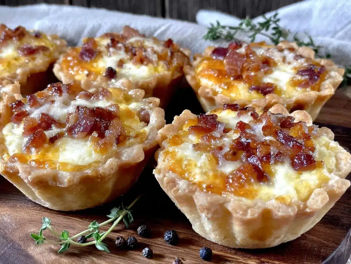 mini quiche Lorraine bites preparation steps