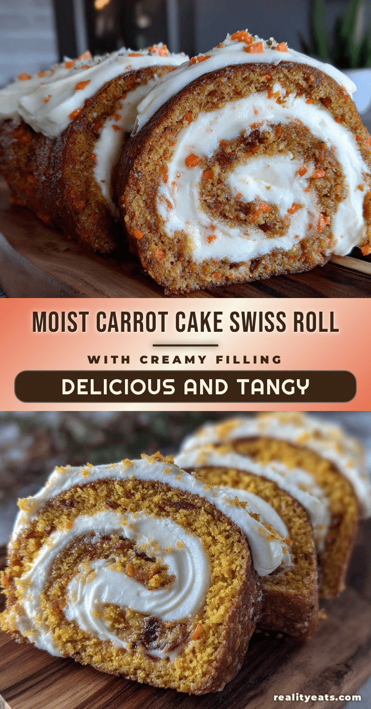 moist carrot cake swiss roll recipe