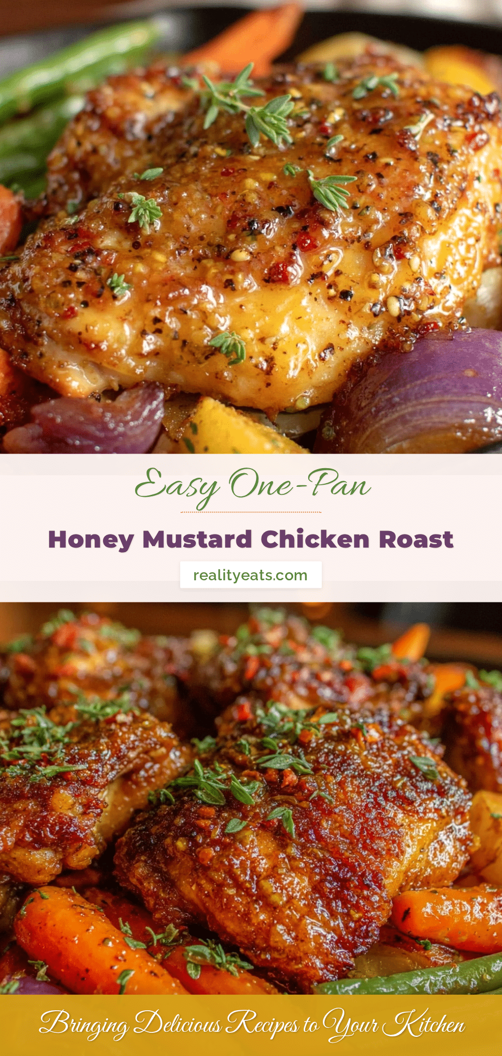 one-pan honey mustard chicken recipe