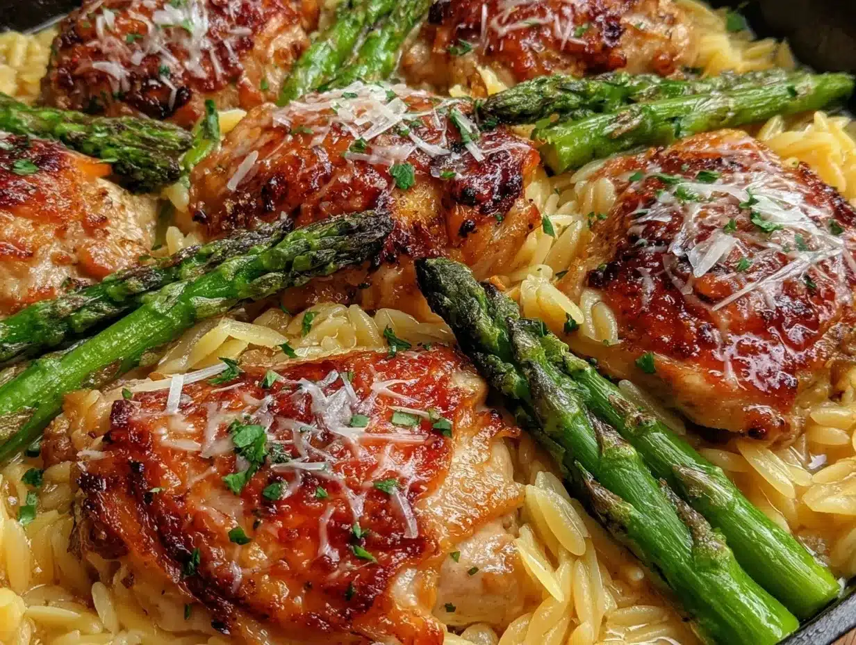 one-pot lemon chicken orzo preparation steps
