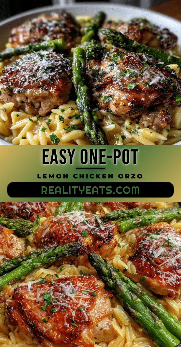 one-pot lemon chicken orzo recipe