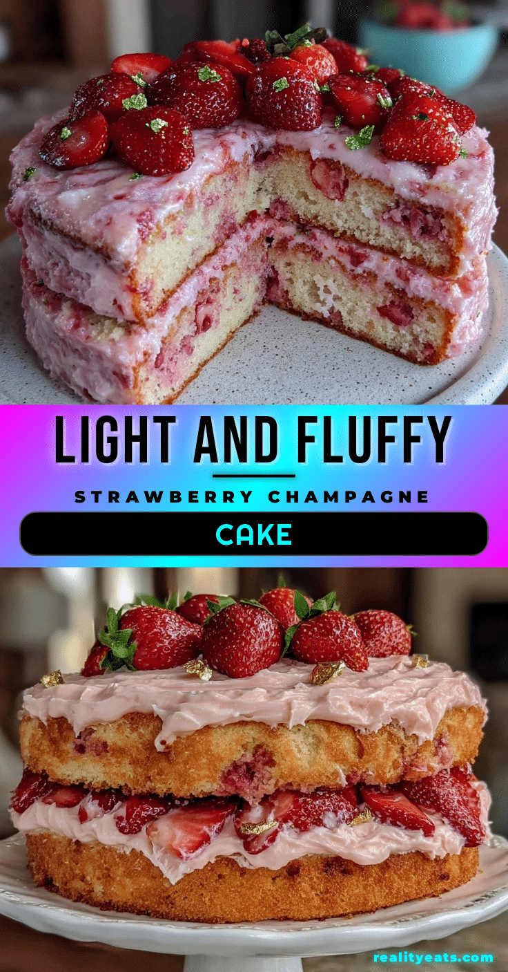 perfect strawberry champagne layer cake recipe