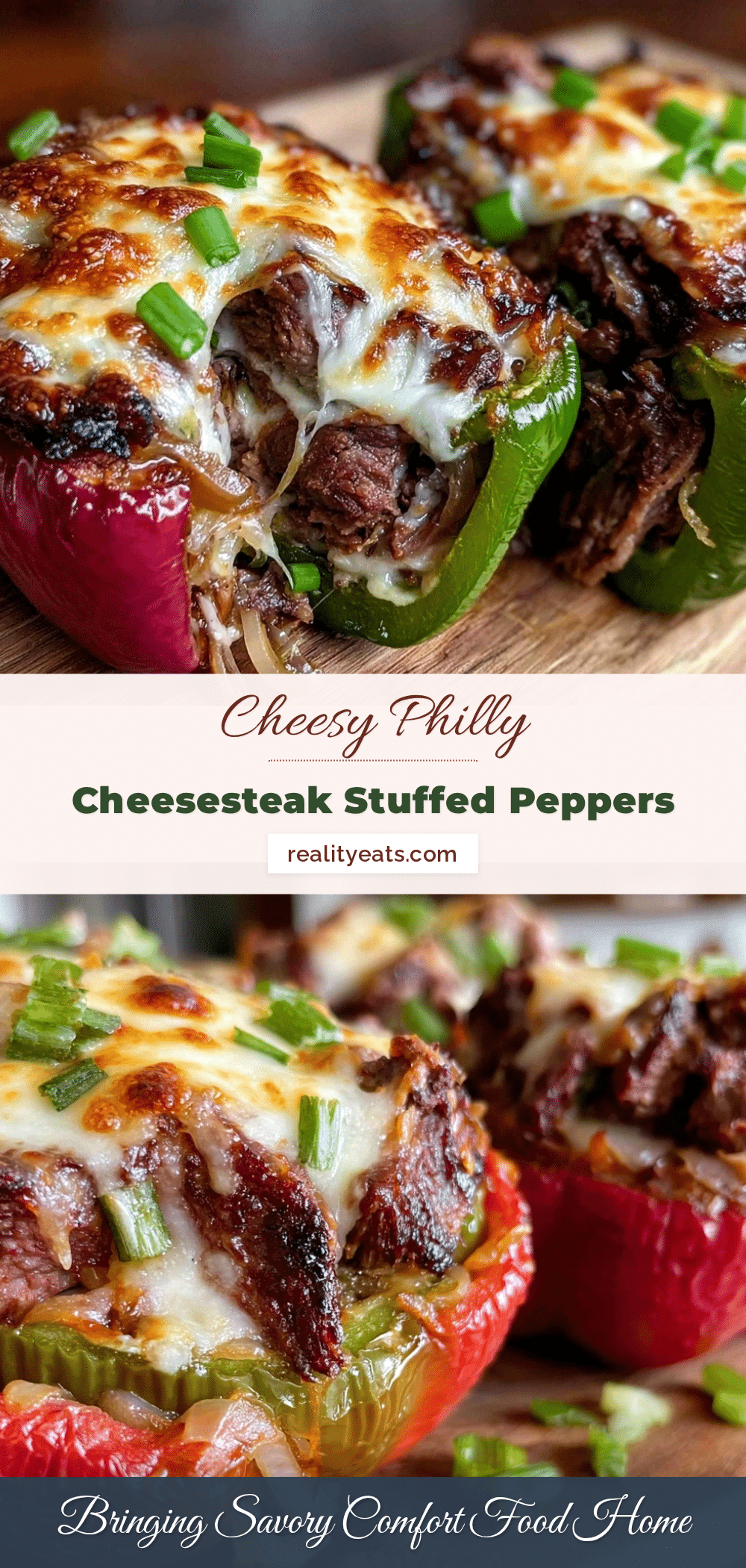 Philly cheesesteak stuffed peppers recipe