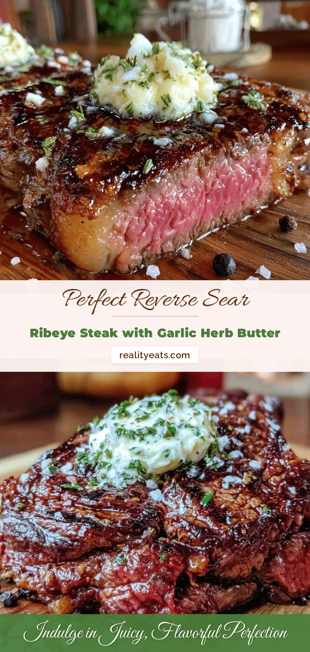 reverse sear ribeye steak recipe