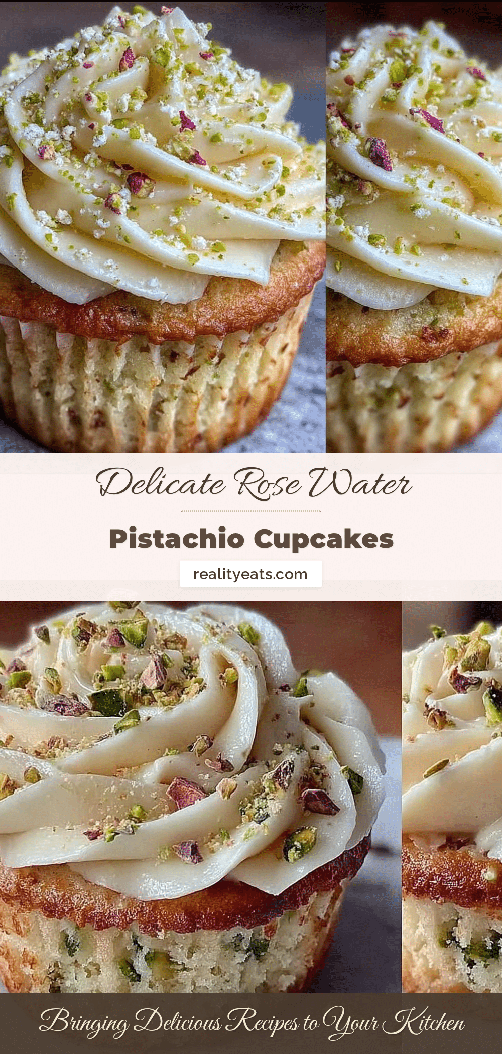 rose water pistachio cupcakes recipe