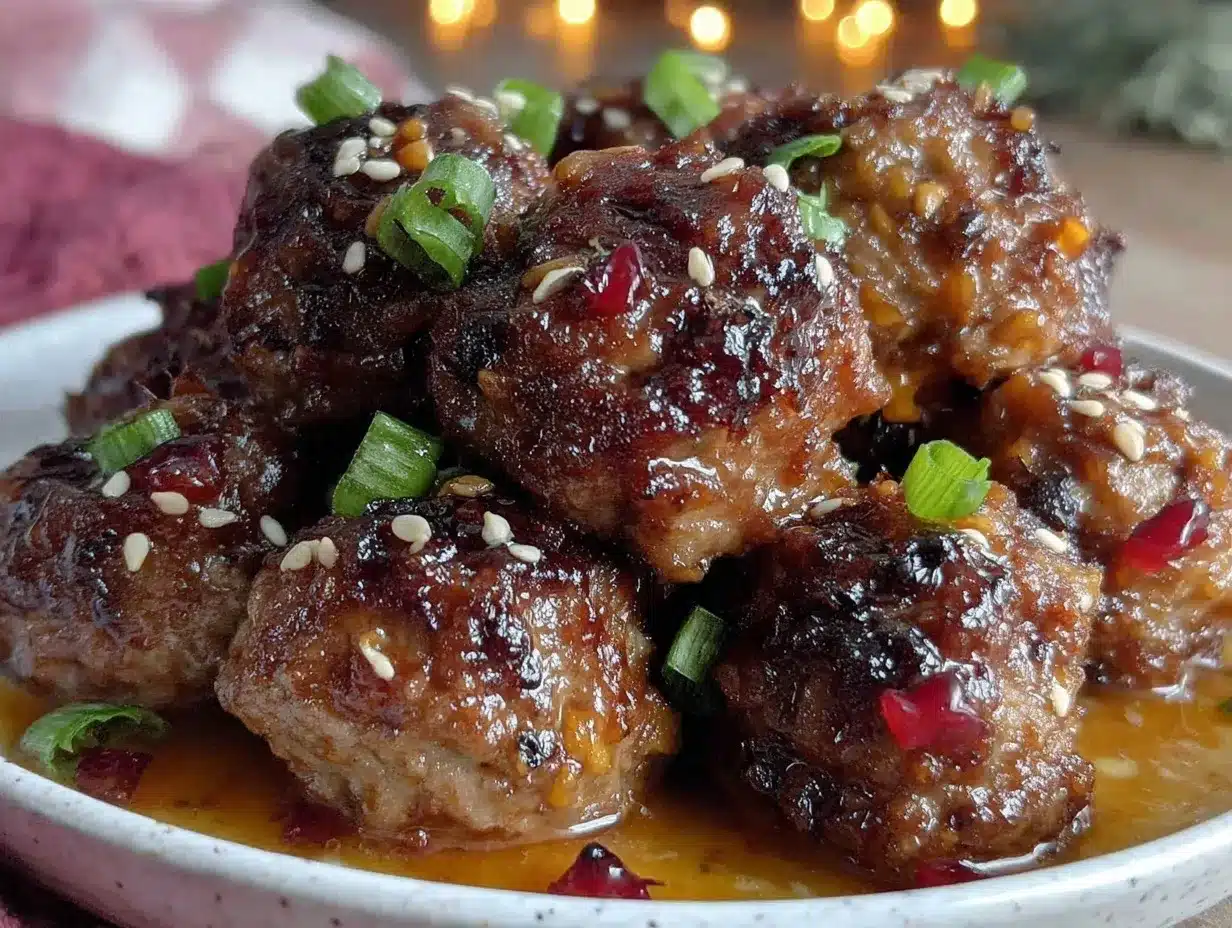slow cooker honey garlic meatballs preparation steps