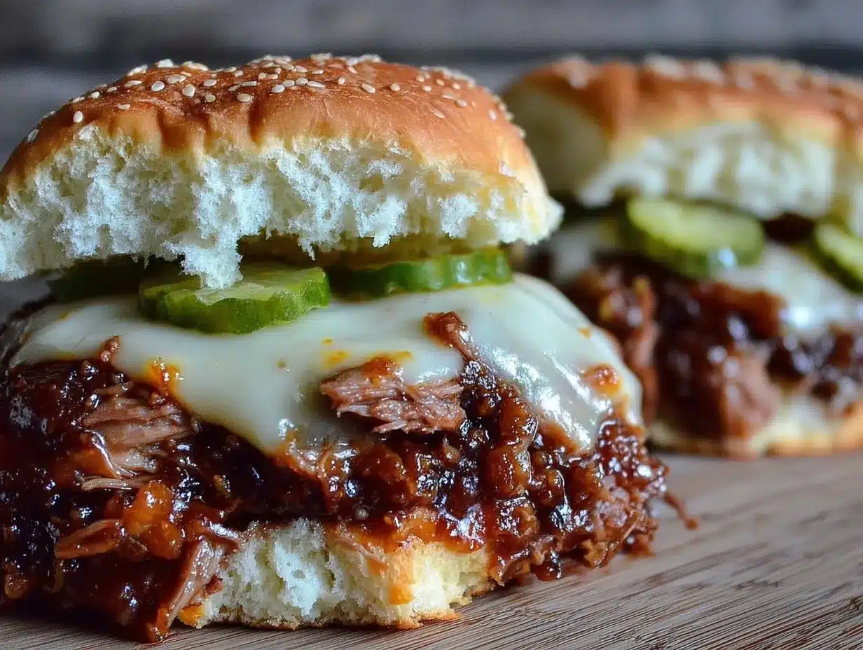 slow cooker mississippi pot roast sandwiches preparation steps
