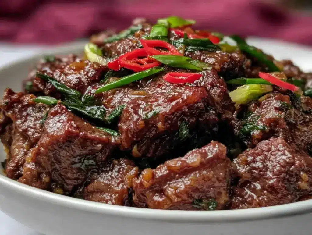 slow cooker Mongolian beef - featured image