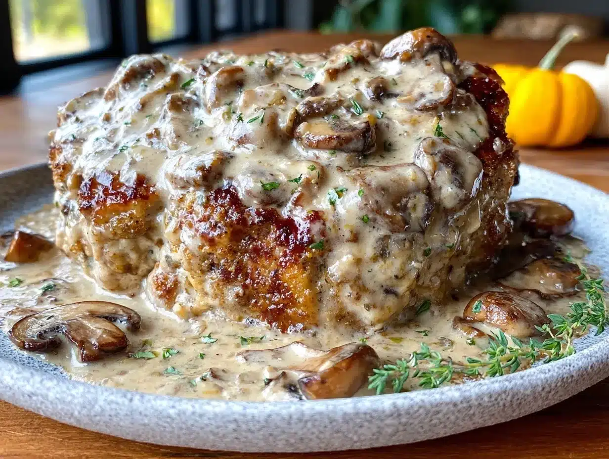 slow cooker smothered pork chops preparation steps