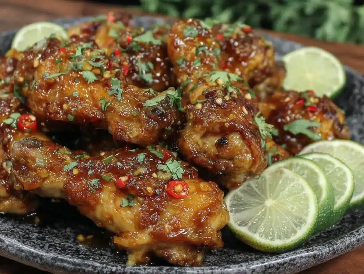 slow cooker sweet chili lime drumsticks preparation steps