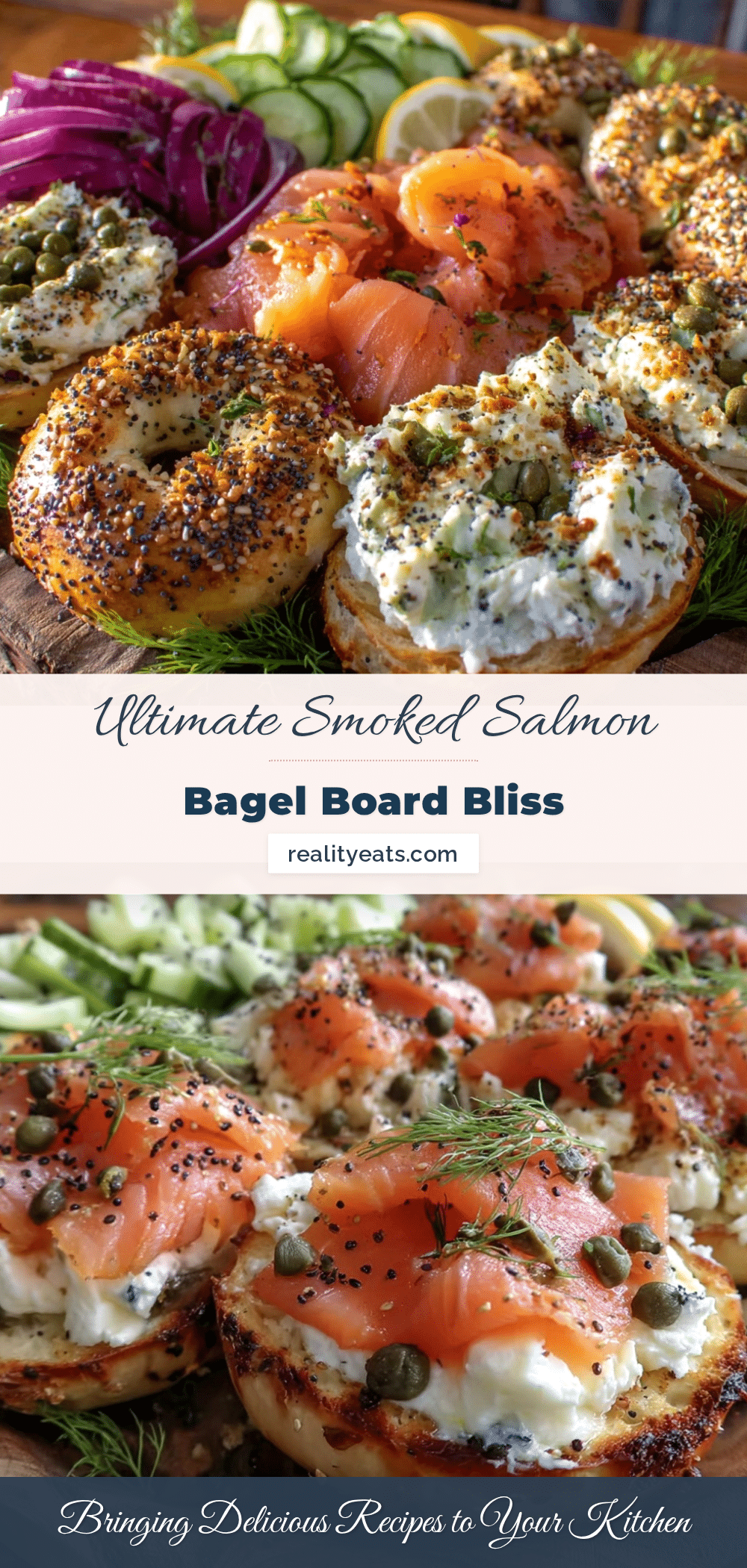 smoked salmon bagel board recipe