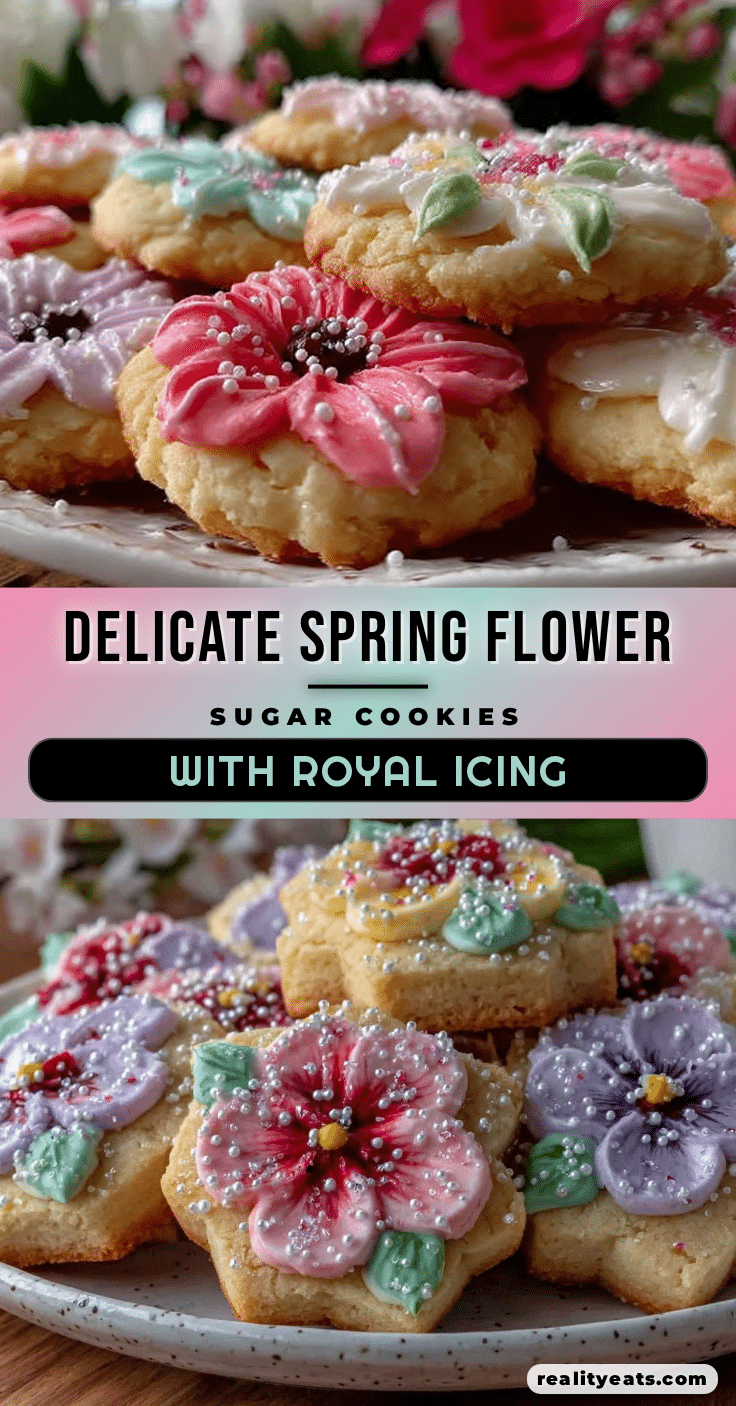 spring flower sugar cookies recipe