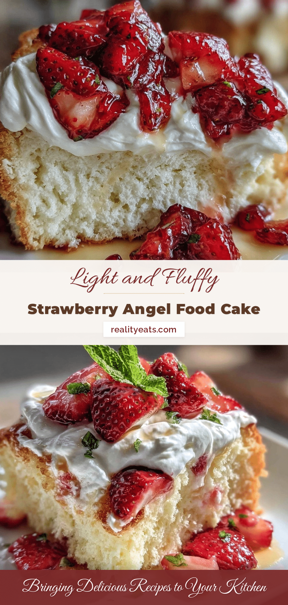 strawberry angel food cake recipe