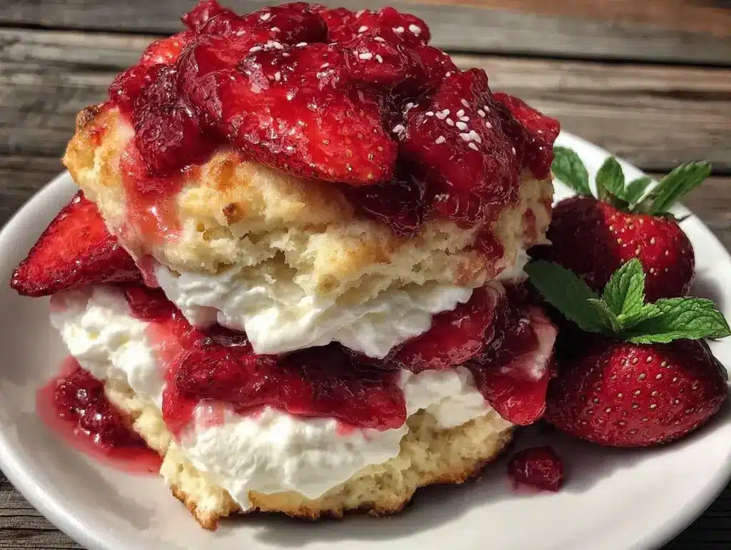 strawberry shortcake recipe - featured image