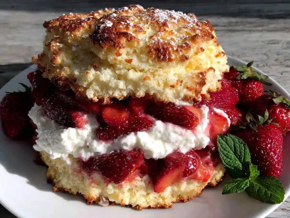 strawberry shortcake recipe preparation steps