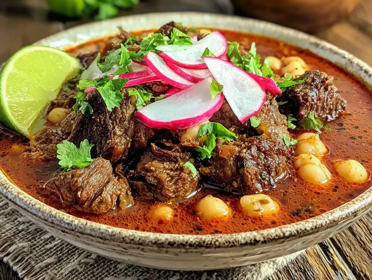 authentic pozole rojo preparation steps
