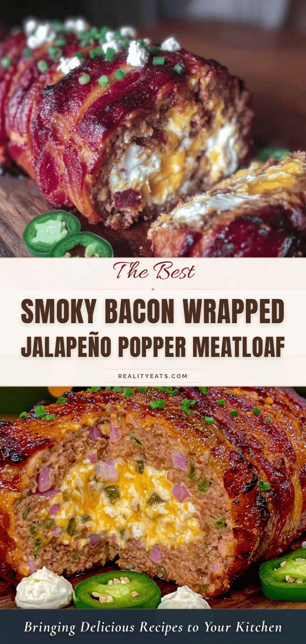 bacon wrapped jalapeño popper smoked meatloaf recipe