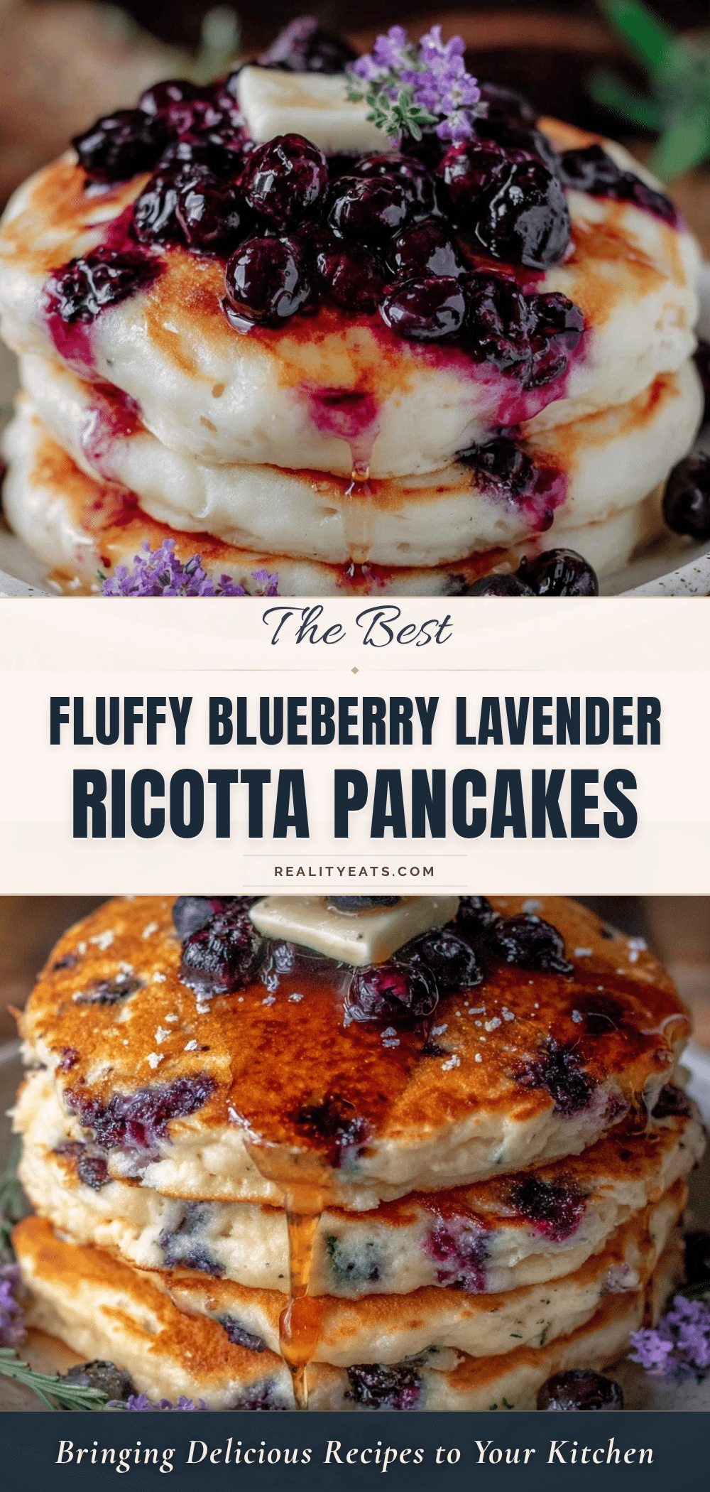 blueberry lavender ricotta pancakes recipe