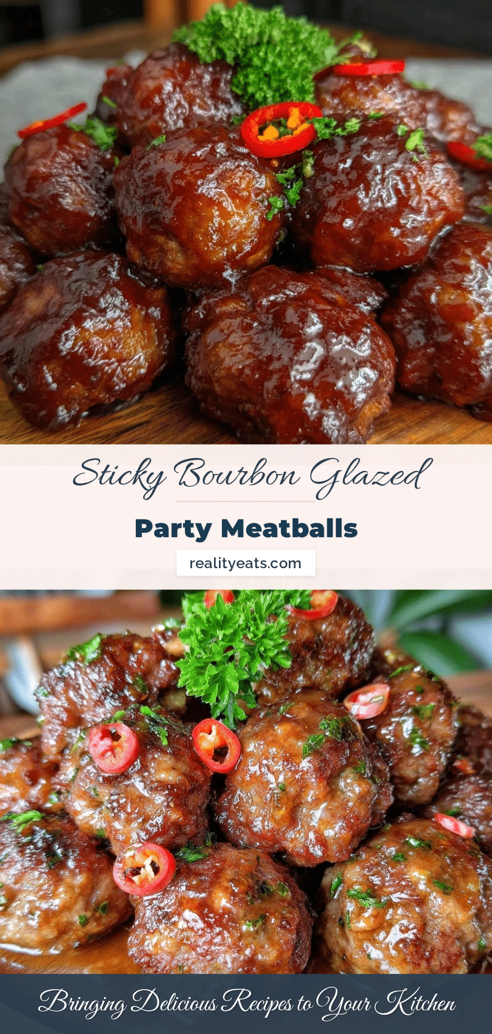 bourbon glazed meatballs recipe