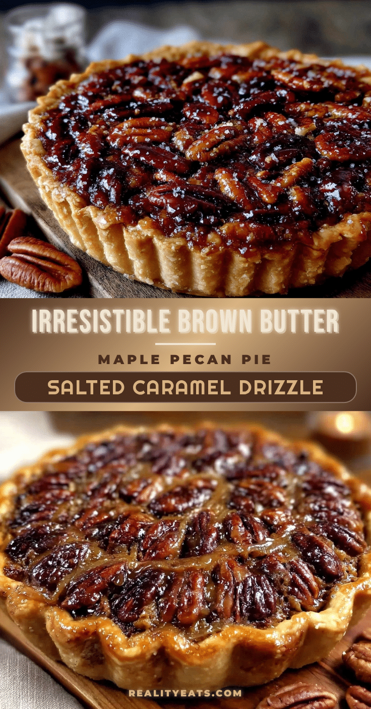 brown butter maple pecan pie recipe