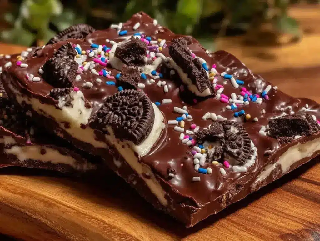 Cap and Gown Oreo Chocolate Bark Slab - featured image
